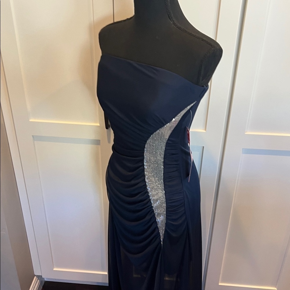 Ruby Rox NWT Ruby Rox Strapless Blue Strapless Size M - Picture 6 of 7